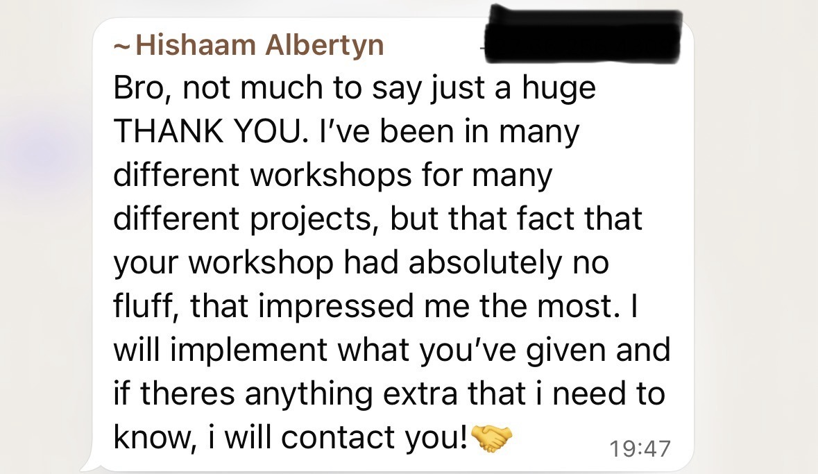 Student review